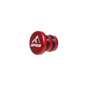 GEAR PEDAL TIP END CAP CNC ALUMINIUM RED